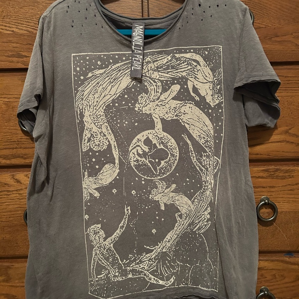 Magnolia Pearl Charcoal Graphic Tee